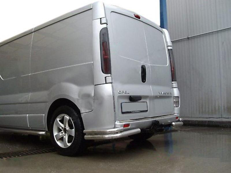 Купити Задні куточки AK003-Подвійний (нерж) для Renault Trafic 2001-2015 рр