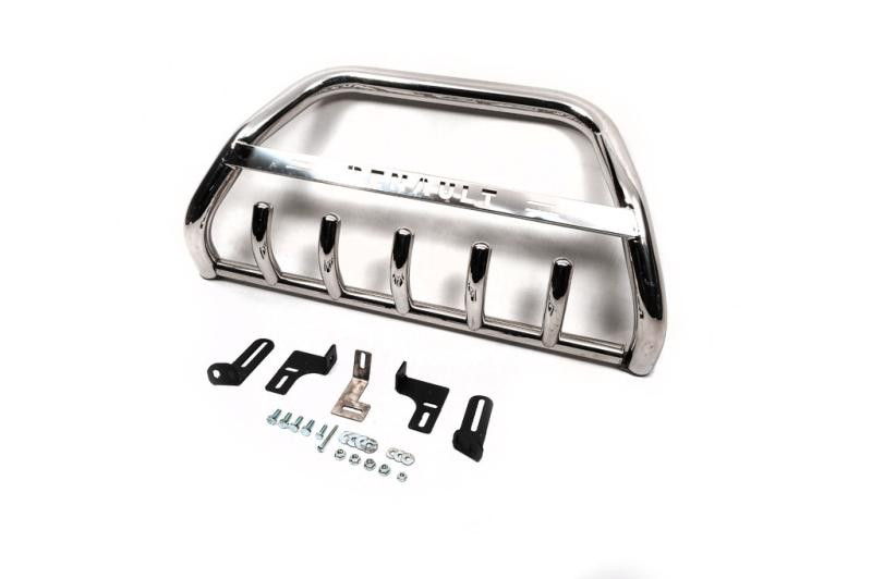 Купити Кенгурятник WT003-4 (нерж.) З написом для Renault Trafic 2001-2015 рр