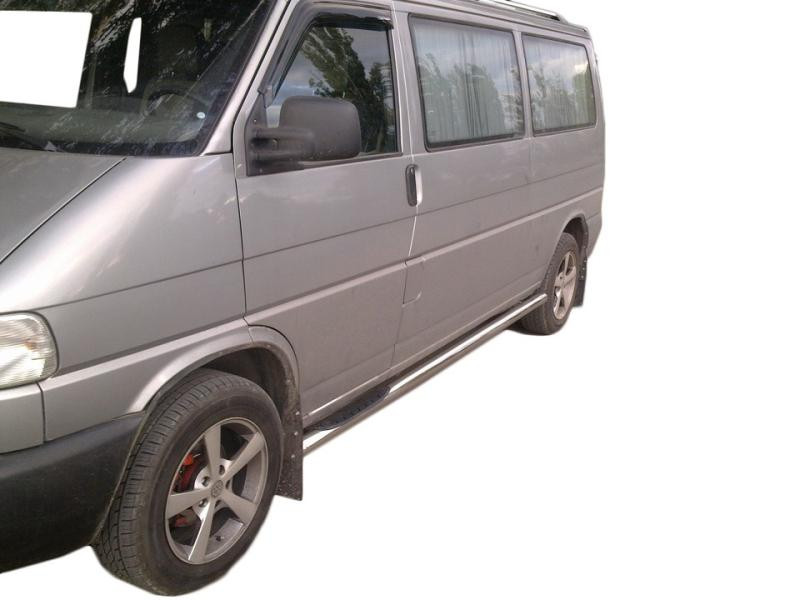 Купити Бічні труби (2 шт., нерж.) 70мм, Довга база для Volkswagen T4 Caravelle/Multivan