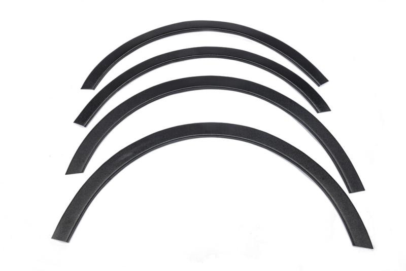 Купити Накладки на арки (чорний мат) Коротка база, 1 зсувні двері (метал) для Volkswagen Caddy 2004-2010 рр
