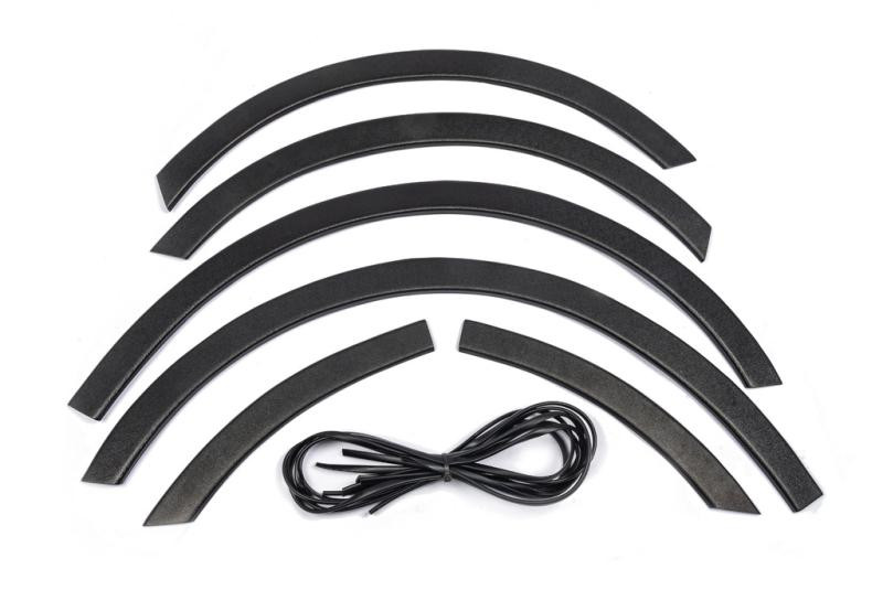 Купити Накладки на арки (чорний мат) Коротка база, 1 зсувні двері (метал) для Volkswagen Caddy 2004-2010 рр