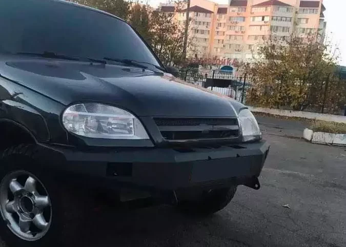 Buy Front power bumper Creativegarage for chevrolet niva