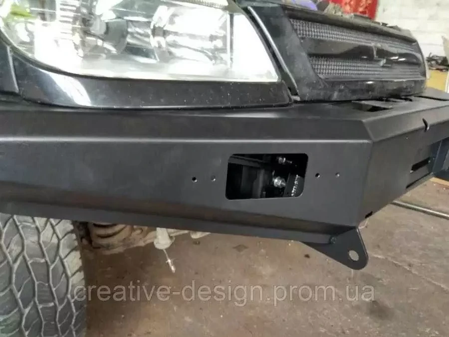 Buy Front power bumper Creativegarage for chevrolet niva