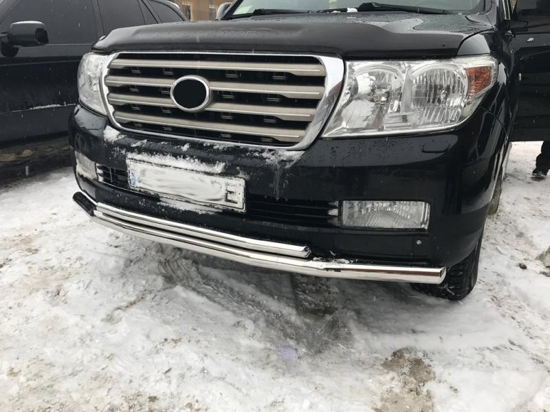 Купить Передняя дуга ST014 (2007-2015 нерж.) 60мм на 42мм для Toyota Land Cruiser 200