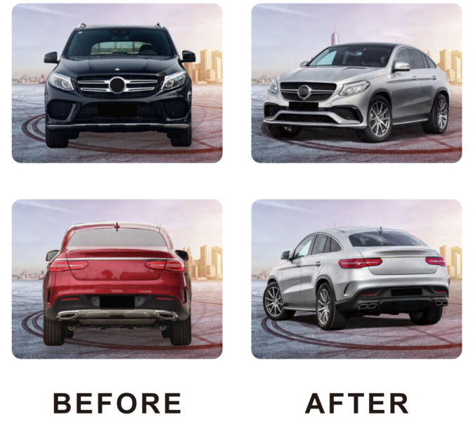 Купить Комплект обвесов под AMG GLE63 для Mercedes GLE coupe C292 2015-2019 гг