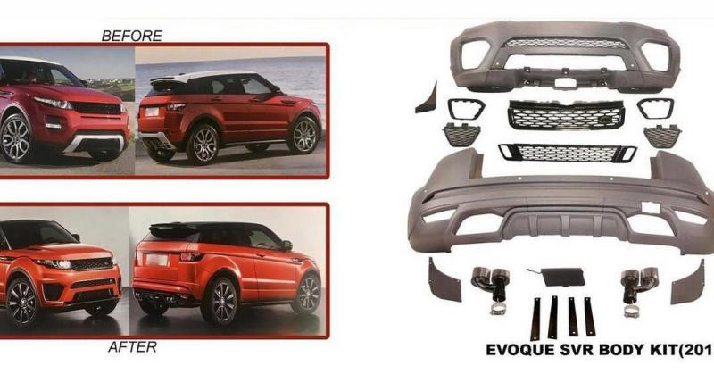 Купити Тюнінг комплект обвісів (BodyKit-1) для Range Rover Evoque 2012-2018 рр