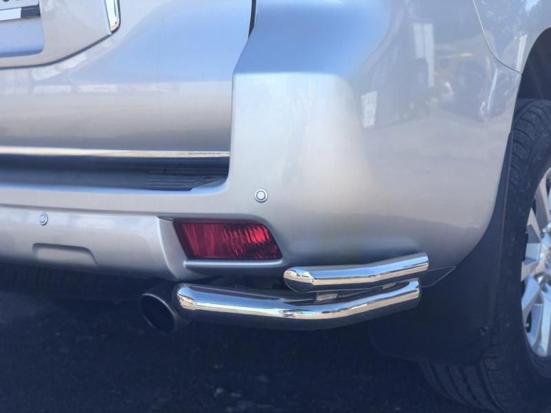 Купити Задні куточки AK003-Подвійний (нерж) для Toyota Land Cruiser Prado 150