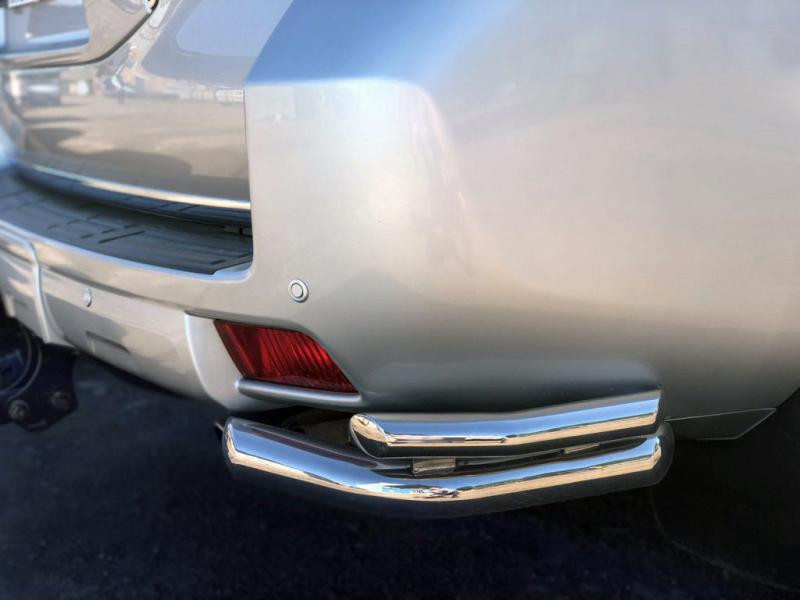 Купити Задні куточки AK003-Подвійний (нерж) для Toyota Land Cruiser Prado 150