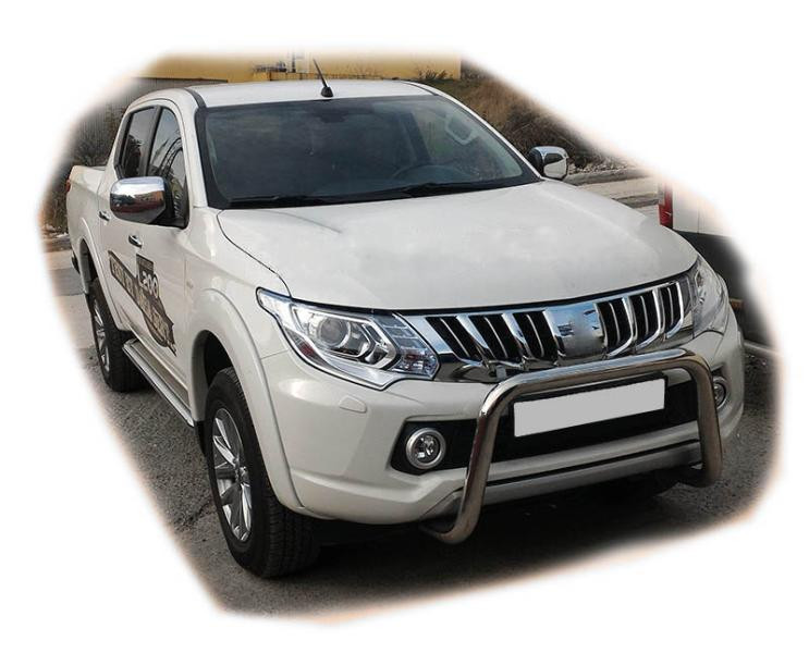 Купить Кенгурятник WT005 (нерж) для Mitsubishi L200 2015-2024 гг