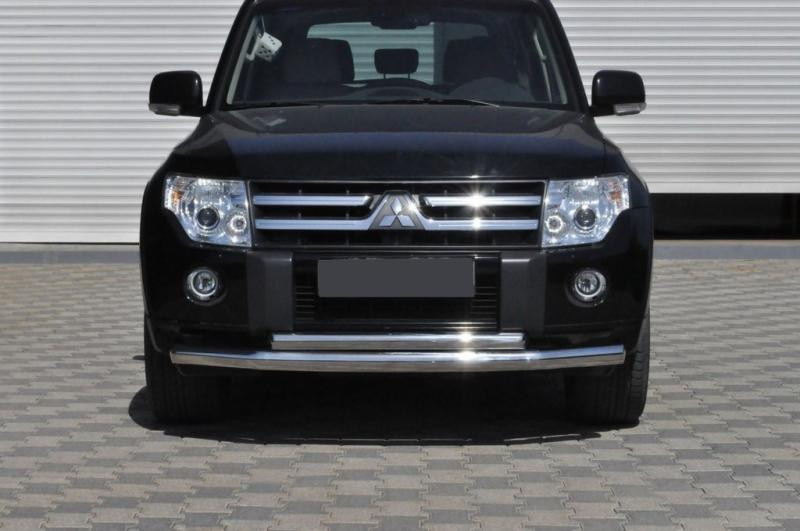 Купить Передняя защита ST014 (нерж.) 60/60 мм для Mitsubishi Pajero Wagon IV