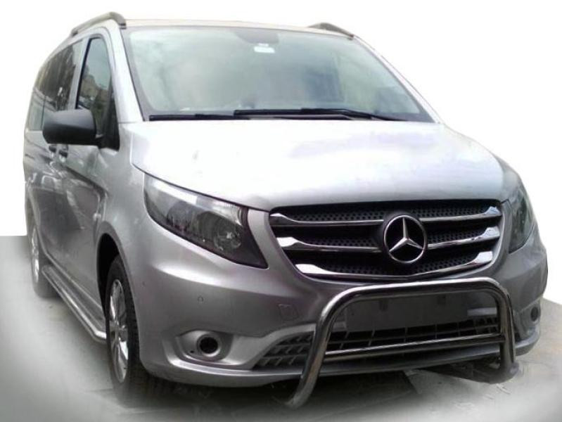 Купить Кенгурятник WT005 (нерж.) для Mercedes Vito/V-class W447 2014- гг