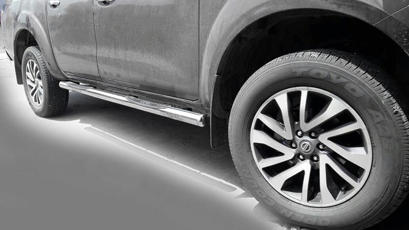 Купить Боковые трубы (2 шт., нерж) для Nissan Navara/NP300 2016- гг