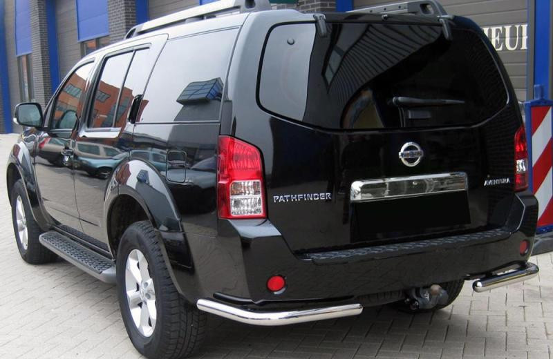 Купить Задняя дуга AK003 (нерж) для Nissan Pathfinder R51 2005-2014 гг