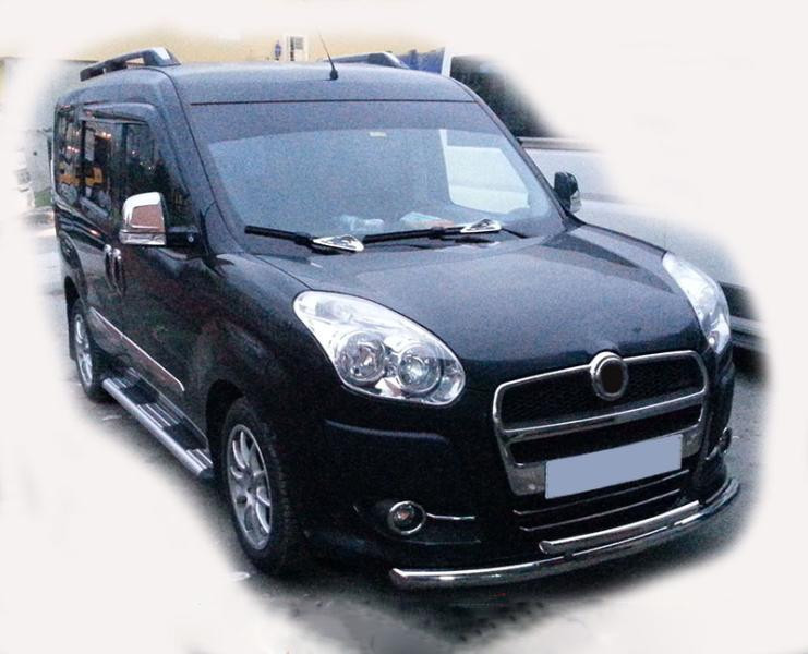 Купить Передняя защита ST014 (нерж.) 60/42 мм для Opel Combo 2012-2018 гг