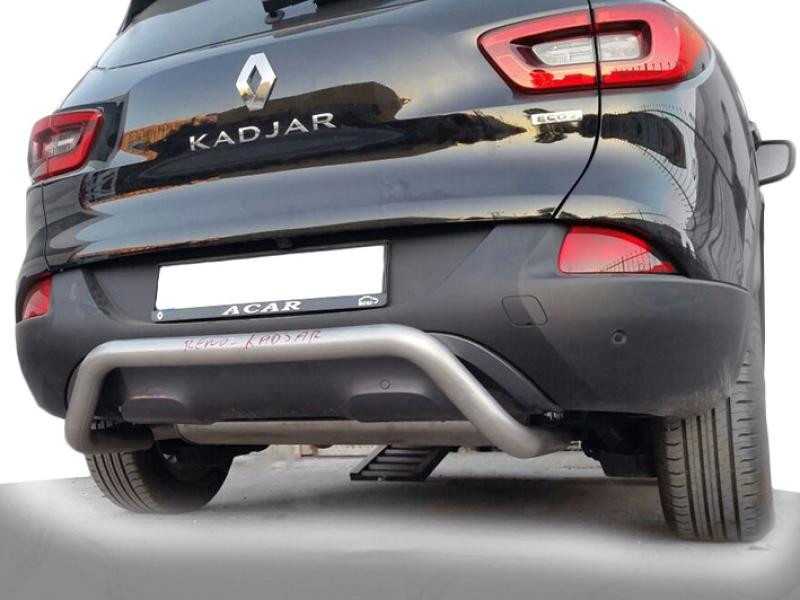 Купить Задняя защита AK007 (нерж) для Renault Kadjar