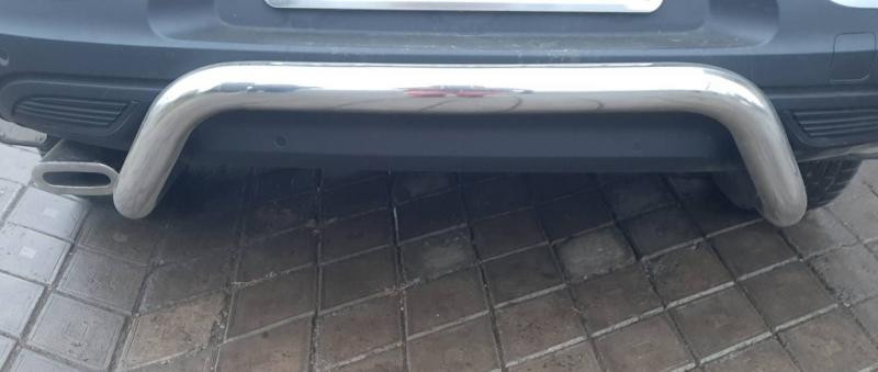 Купить Задняя защита AK007 (нерж) для Renault Kadjar