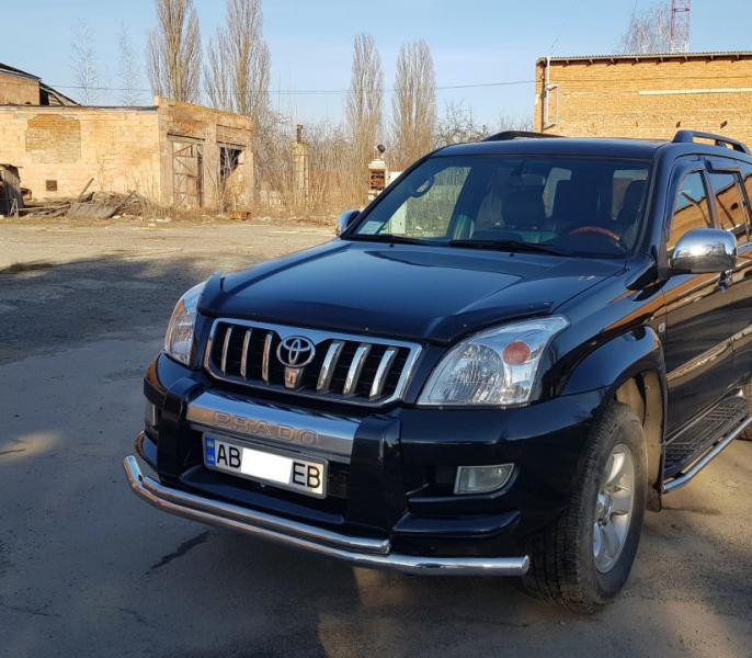 Купить Передняя дуга ST014 (нерж.) 60/42 мм для Toyota Land Cruiser Prado 120