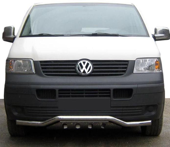 Купить Нижняя губа волна-гриль ST007-1 (нерж) для Volkswagen T5 Multivan 2003-2010 гг