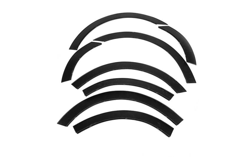Купити Накладки на арки (8 шт, чорні) HB – метал для Renault Megane III 2009-2016 рр