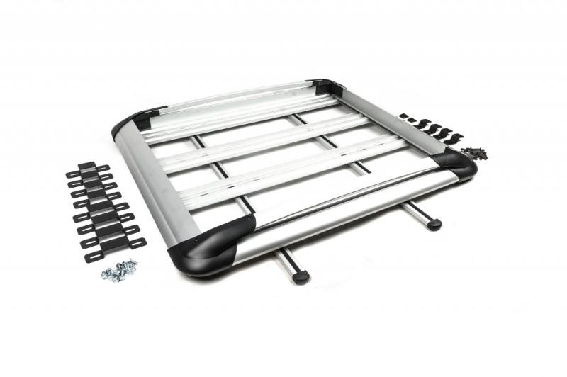 Купити Багажник з поперечками і сіткою (110см на 145см) Сірий для Volkswagen Caddy 2015-2020 рр