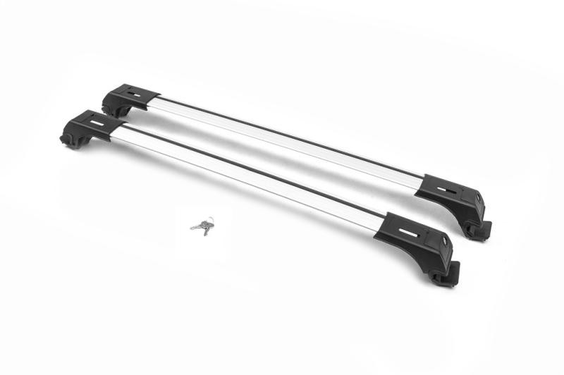 Купити Перемички на рейлінги Skybar V1 (2 шт) Чорний для Dacia Duster 2024- рр