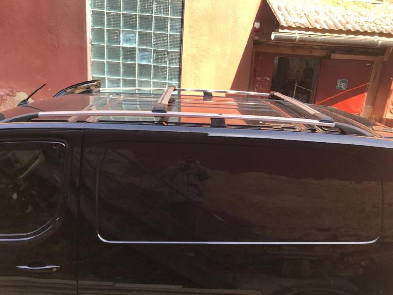 Купити Рейлінги Хром Середня база, пластикова ніжка для Opel Zafira Life 2019- рр