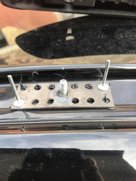 Купити Рейлінги Хром Середня база, пластикова ніжка для Opel Zafira Life 2019- рр