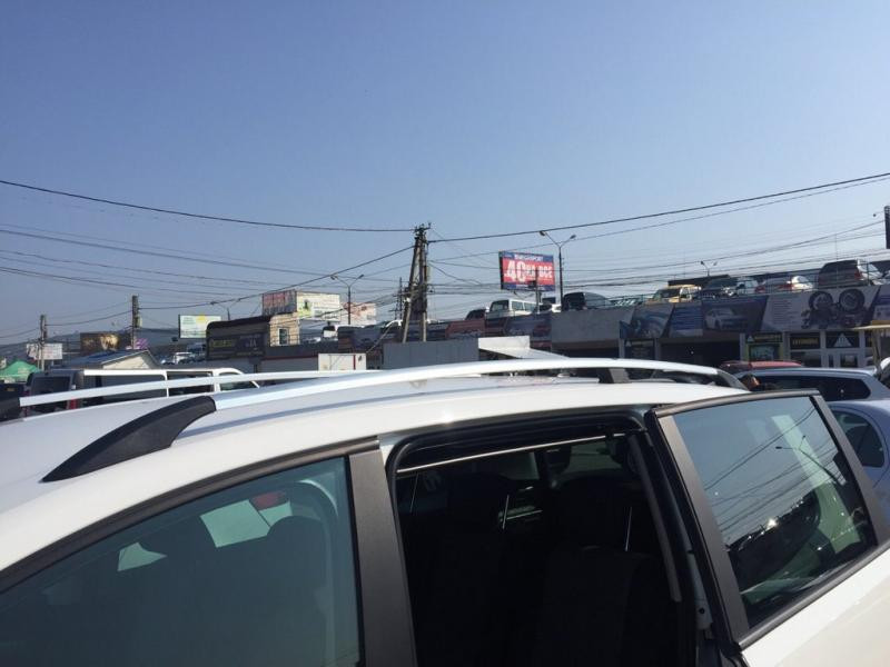 Купити Рейлінги Хром (турецький дизайн) Пластикова ніжка для Volkswagen Sharan 2010- рр