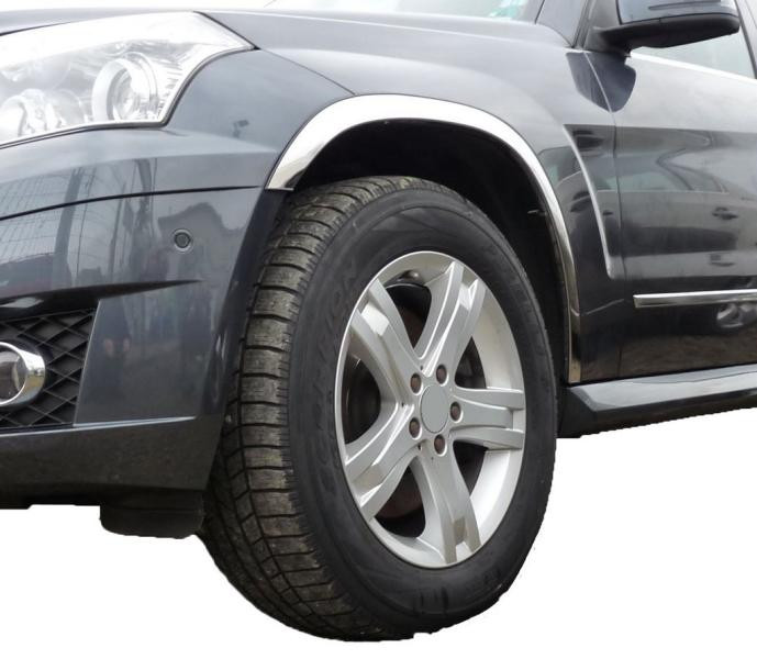 Купити Накладки на арки (4 шт, нерж) для Mercedes GLK сlass X204