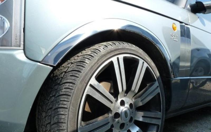Купити Накладки на арки (4 шт, нерж) для Range Rover III L322 2002-2012 рр