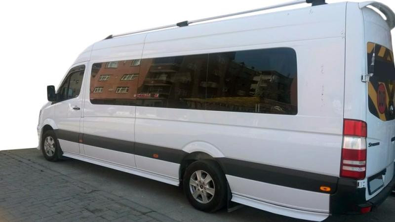 Купити Бокові пороги Спорт (під фарбування) Довга база (L3) для Volkswagen Crafter 2006-2016 рр