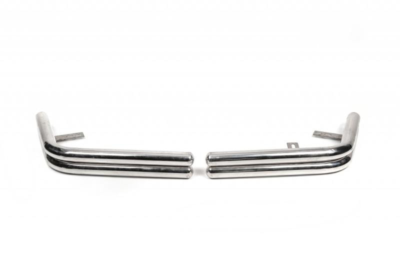 Купити Задні захисні кути AK003-double (2 шт., нерж) для Volkswagen T5 2010-2015 рр