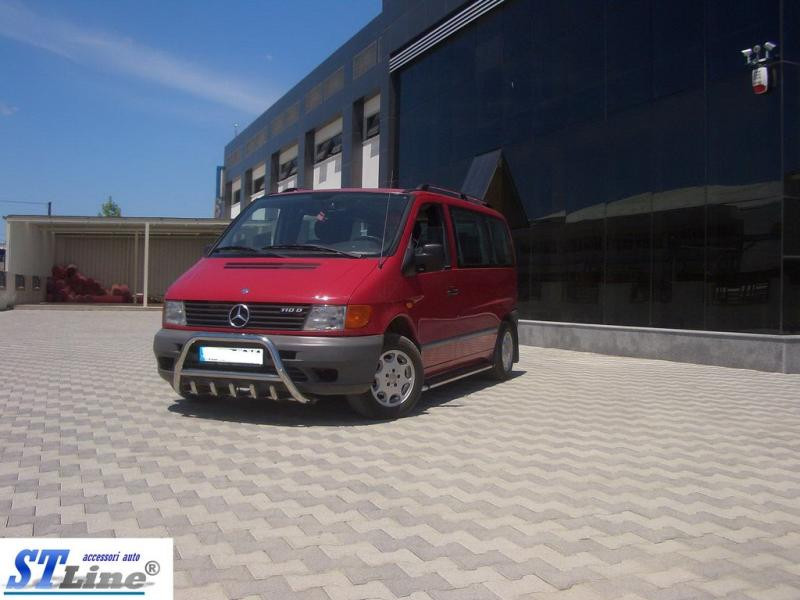 Купить Кенгурятник WT003/4 (нерж.) без надписи, 60мм для Mercedes Vito W638 1996-2003 гг