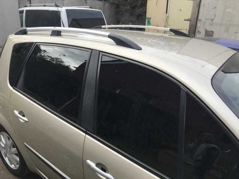 Купити Рейлінги Хром (2 шт) Довга база (Grande) для Renault Scenic/Grand 2003-2009 рр