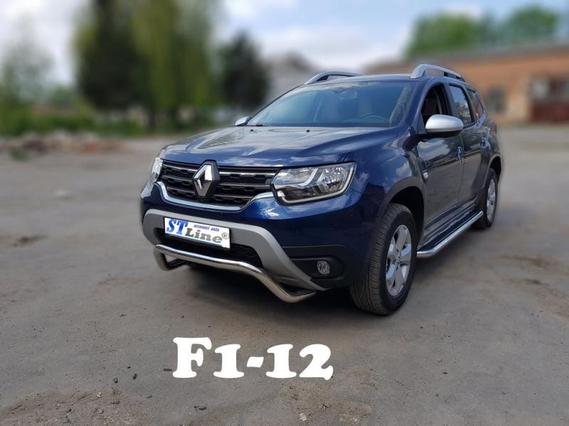 Купить Кенгурятник WT007 (нерж.) для Renault Duster 2018-2024 гг