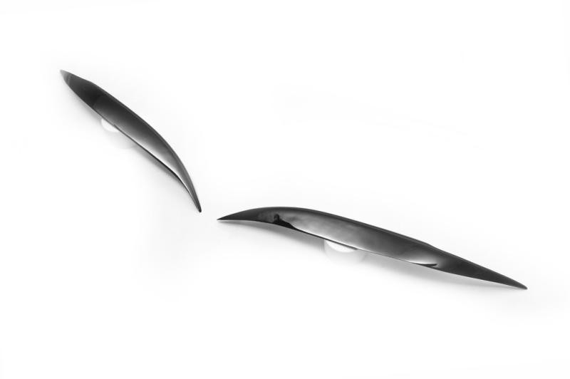 Купити Вії Прямі (чорні, ABS, 2006-2013) чорний глянець для Mercedes Sprinter W906 рр