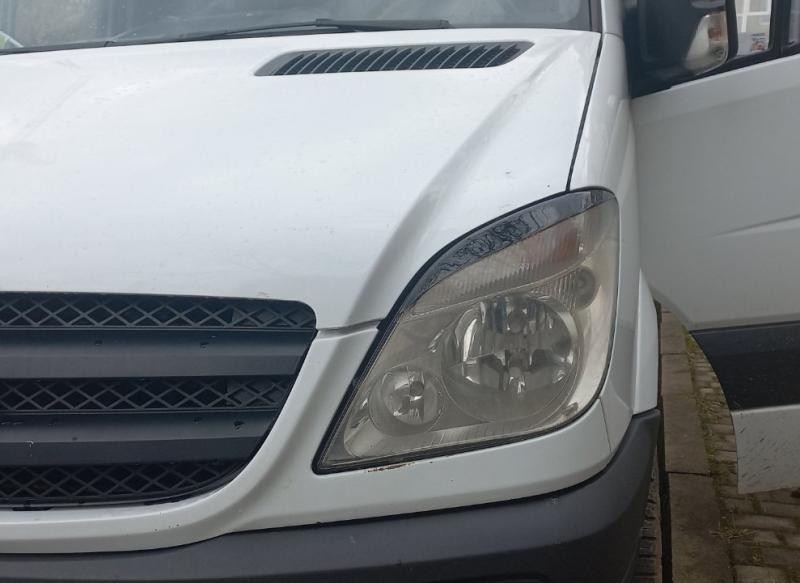 Купити Вії Прямі (чорні, ABS, 2006-2013) Чорний мат для Mercedes Sprinter W906 рр