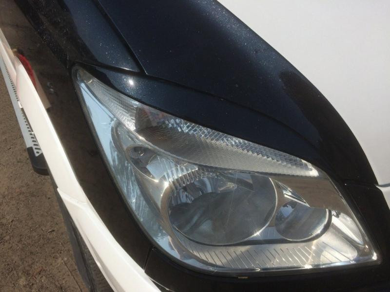 Купити Вії Прямі (чорні, ABS, 2006-2013) Чорний мат для Mercedes Sprinter W906 рр