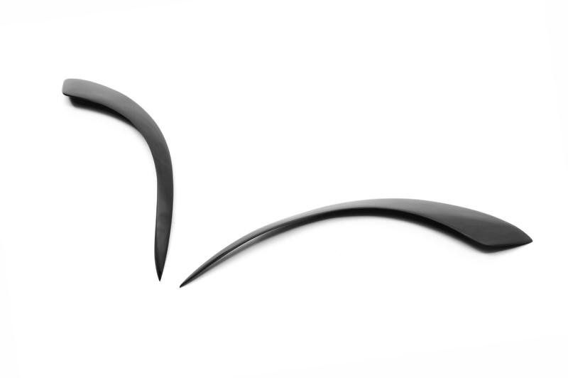 Купити Війки (2 шт., Чорний ABS) (2003-2008) Чорний мат для Renault Kangoo рр