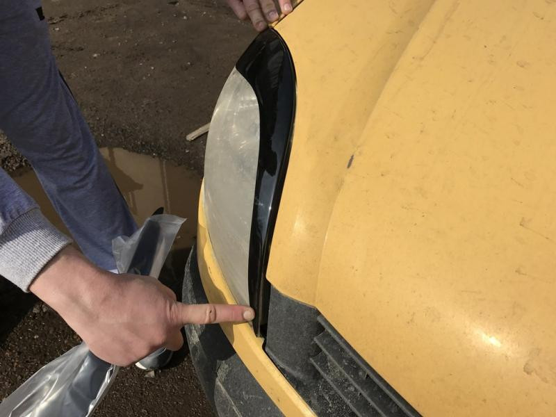 Купити Війки (2 шт., Чорний ABS) (2003-2008) Чорний мат для Renault Kangoo рр