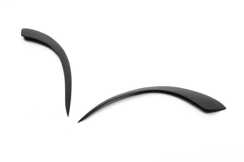 Купити Війки (2 шт., Чорний ABS) (2003-2008) Чорний мат для Renault Kangoo рр