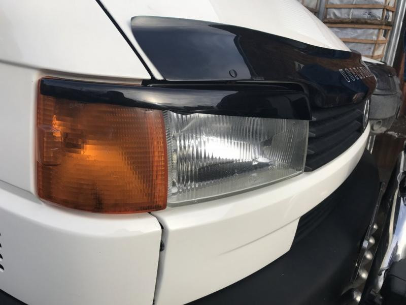 Купити Вії Прямий капот (2 шт) чорний мат для Volkswagen T4 Caravelle/Multivan