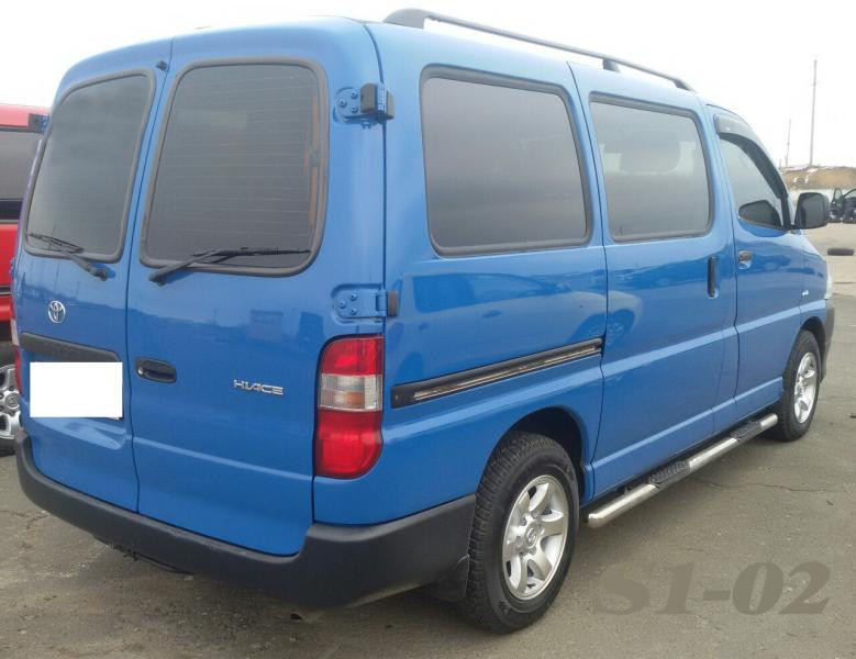 Купить Боковые трубы (2 шт, нерж) для Toyota HiAce