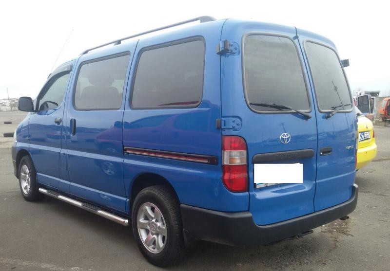 Купить Боковые трубы (2 шт, нерж) для Toyota HiAce