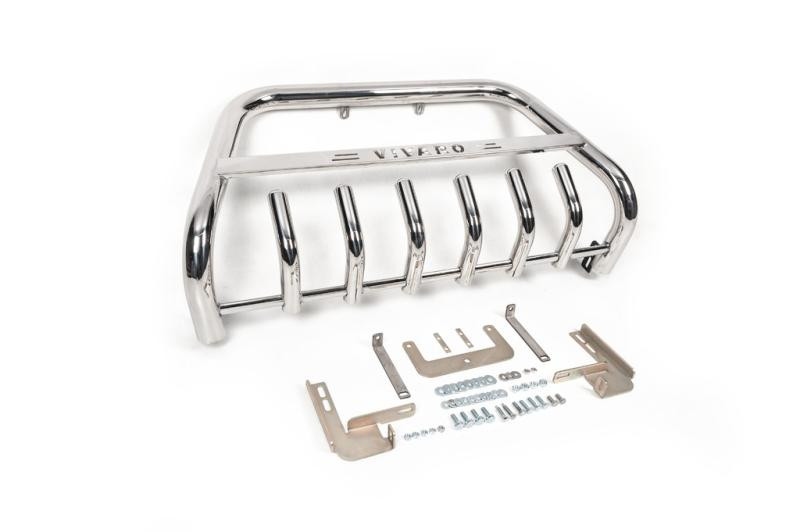 Купить Кенгурятник WT003-4 (нерж.) С надписью для Opel Vivaro 2015-2019 гг