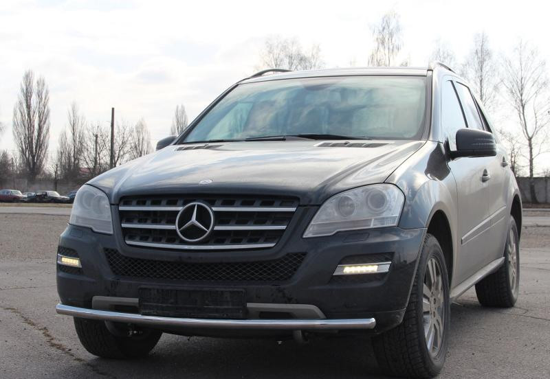 Купить Передняя защита ST008 (нерж) для Mercedes ML W164