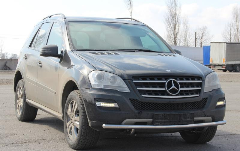 Купить Передняя защита ST008 (нерж) для Mercedes ML W164