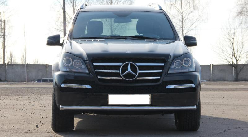 Купить Передняя защита ST008 (нерж) для Mercedes GL сlass X164