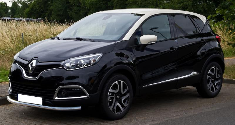 Купить Передняя защита ST008 (нерж) для Renault Captur 2013-2019 гг