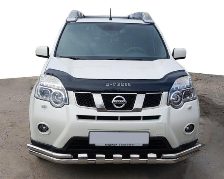 Купить Передняя защита ST015 (нерж.) для Nissan X-trail T31 2007-2014 гг
